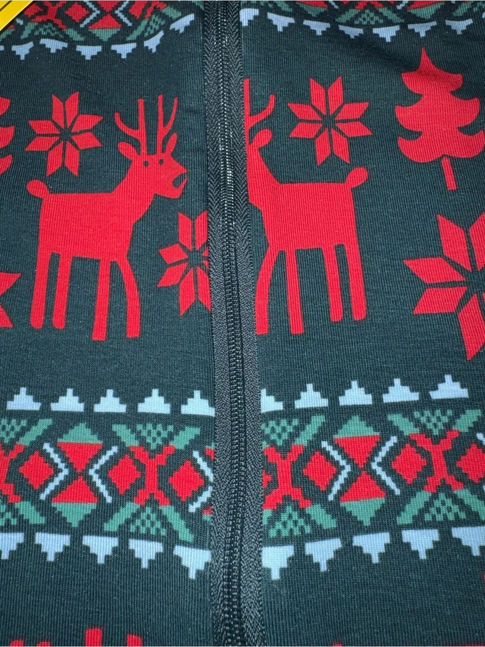 Hanna Andersson Holiday Christmas Reindeer Baby Sleeper Pajamas 6-12M